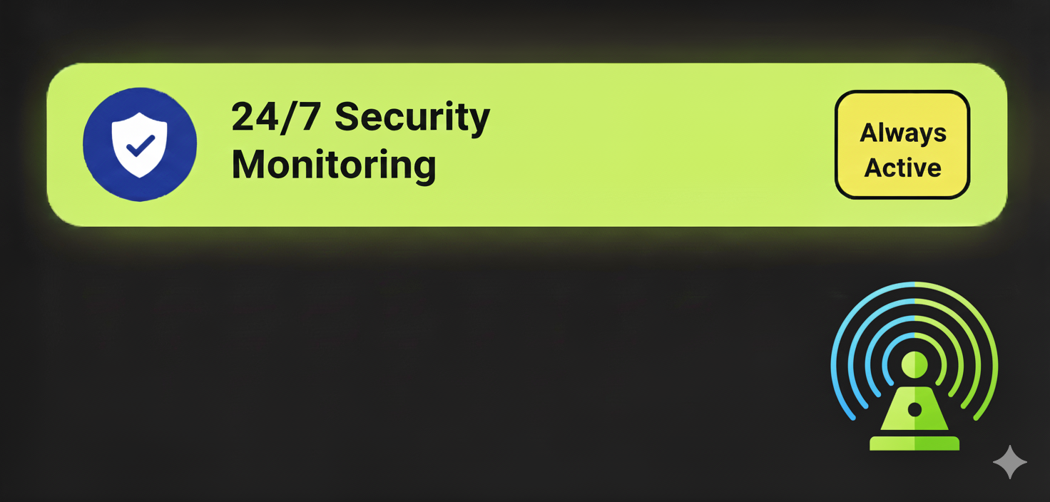 24/7 Security Monitoring